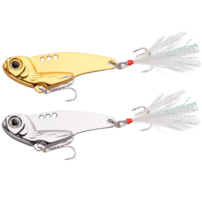 Metal Vib Fishing Lure, Isca Spinner, Jigging Wobblers, Spoonbait, Colher, Crankbait, Colher, 5g, 7g, 12g, 18g