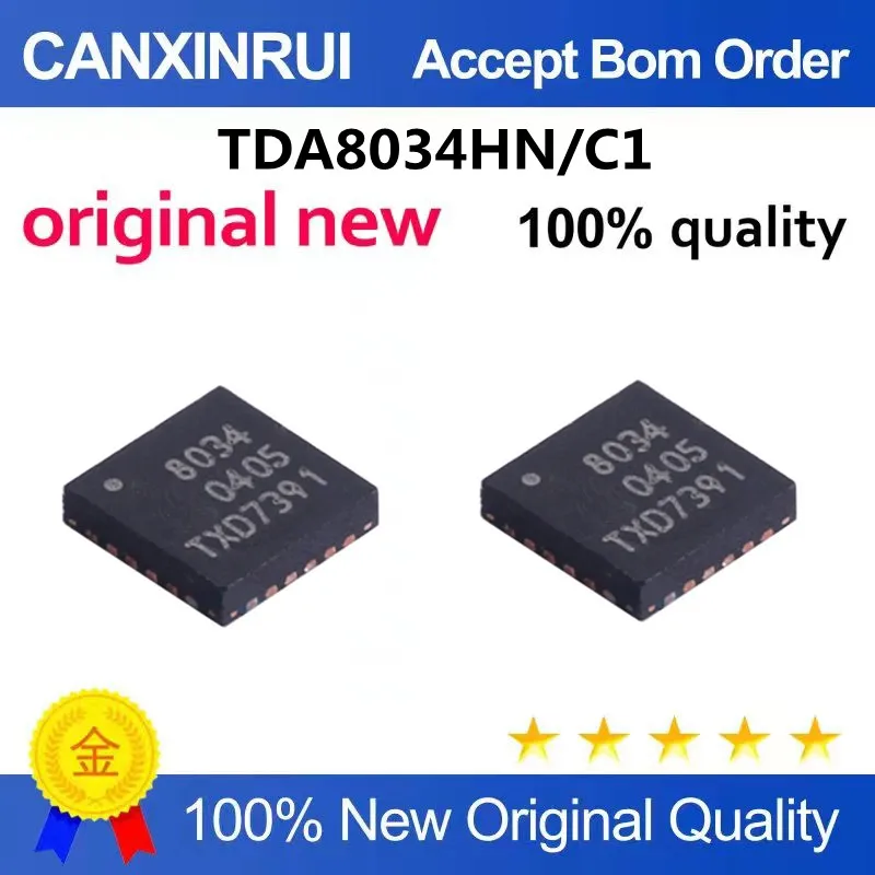 

TDA8034 TDA8034HN TDA8034HN/C1 Screen Printing 3084 QFN Interface Special Chip