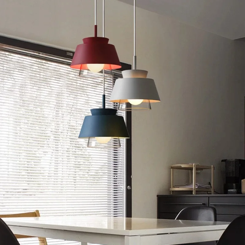 

Nordic Multicolor Pendant Lamps Light Lighting Hanging Lamp for Ceiling Kitchen Dining Living Hall Room Bedroom Home Decor Light