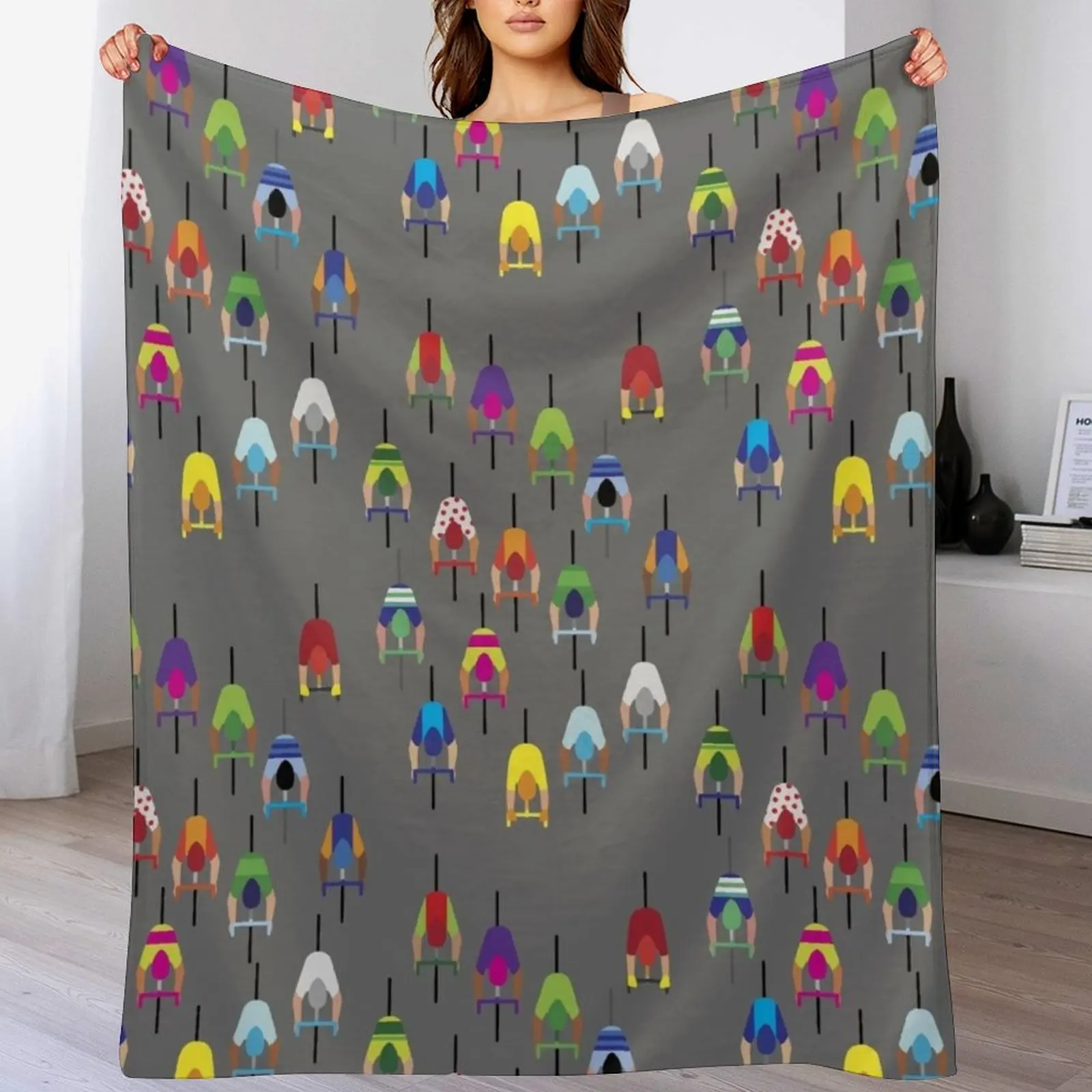 

The Peloton  Bonnie Portraits Throw Blanket Soft Warm Blanket Gift for Grandparents