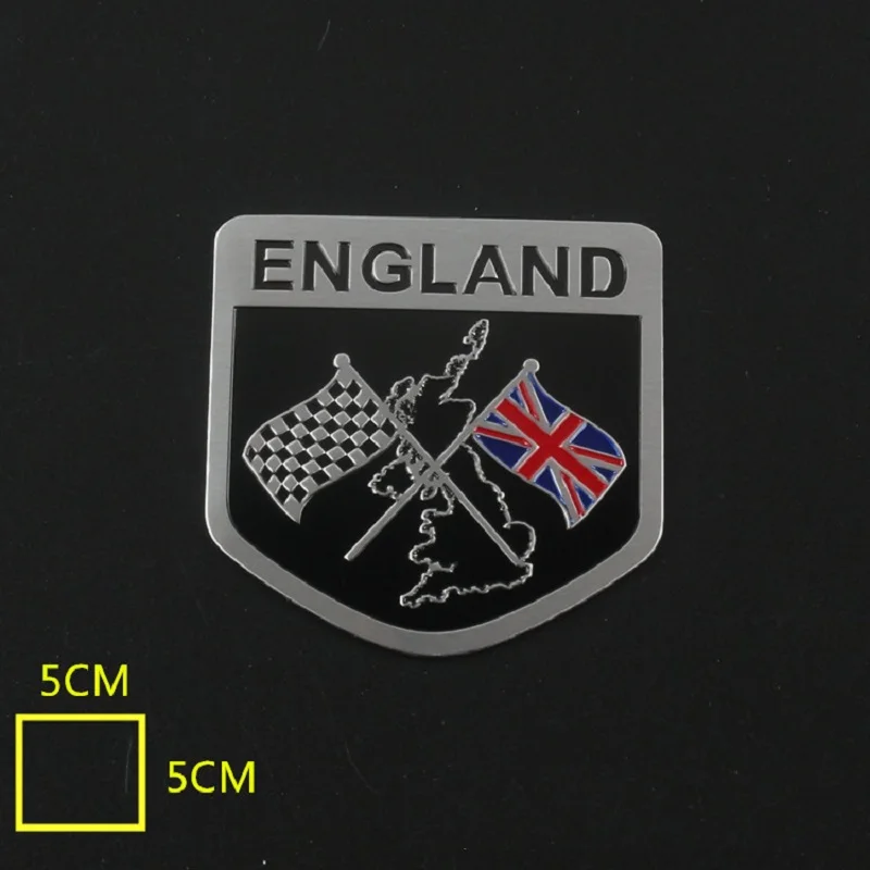 England Flag Car Stickers United Kindom Emblem UK Badge Decal For Land Rover Mini Cooper Auto Styling