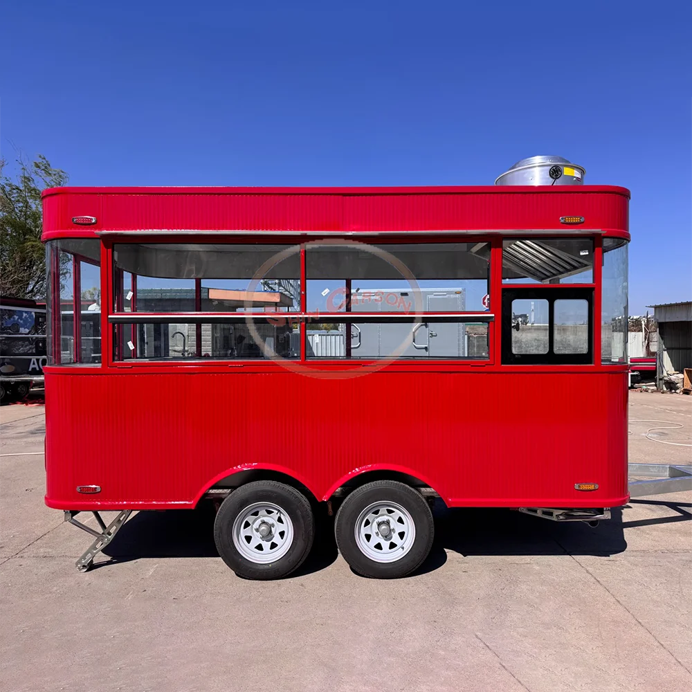 

Mobile Food Trucks for Sale Street Vendor Coffee Food Truck Hot Dog Carts Electric Snack Vending Equipment Van