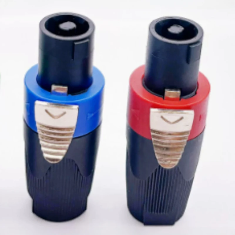 4pcs/10pcs/20pcs Four core professional speaker plug Ohm plug Audio four core plug SPEAKON plug