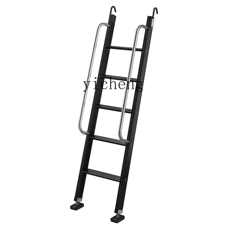 Yy Household Bunk Bed Handrail Ladder Outdoor Mobile Attic Ladder Rv Ladder