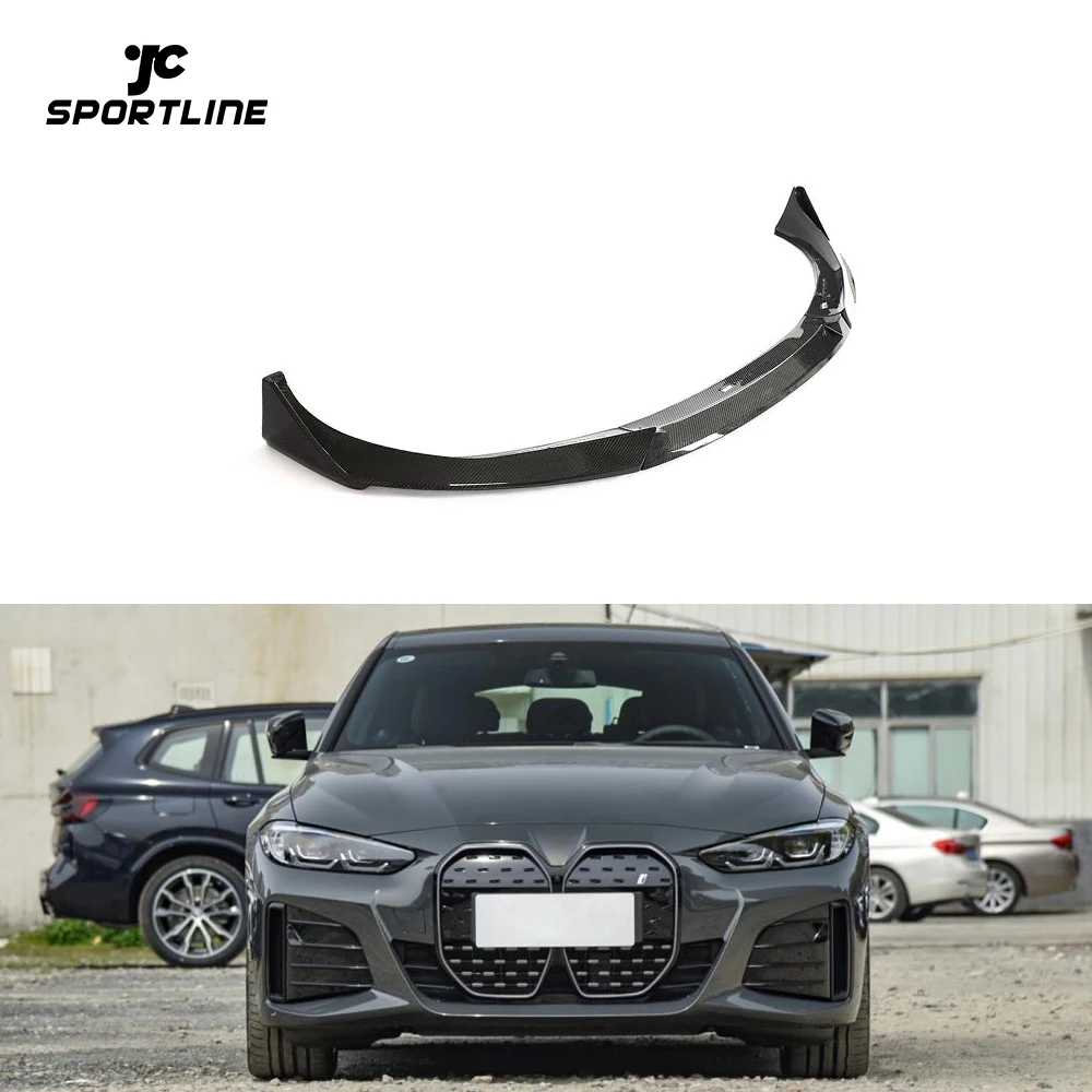 

I4 Series Carbon Fiber Car Front Chin Lip Spoiler for BMW G26 I4 M Sport 2021-2022