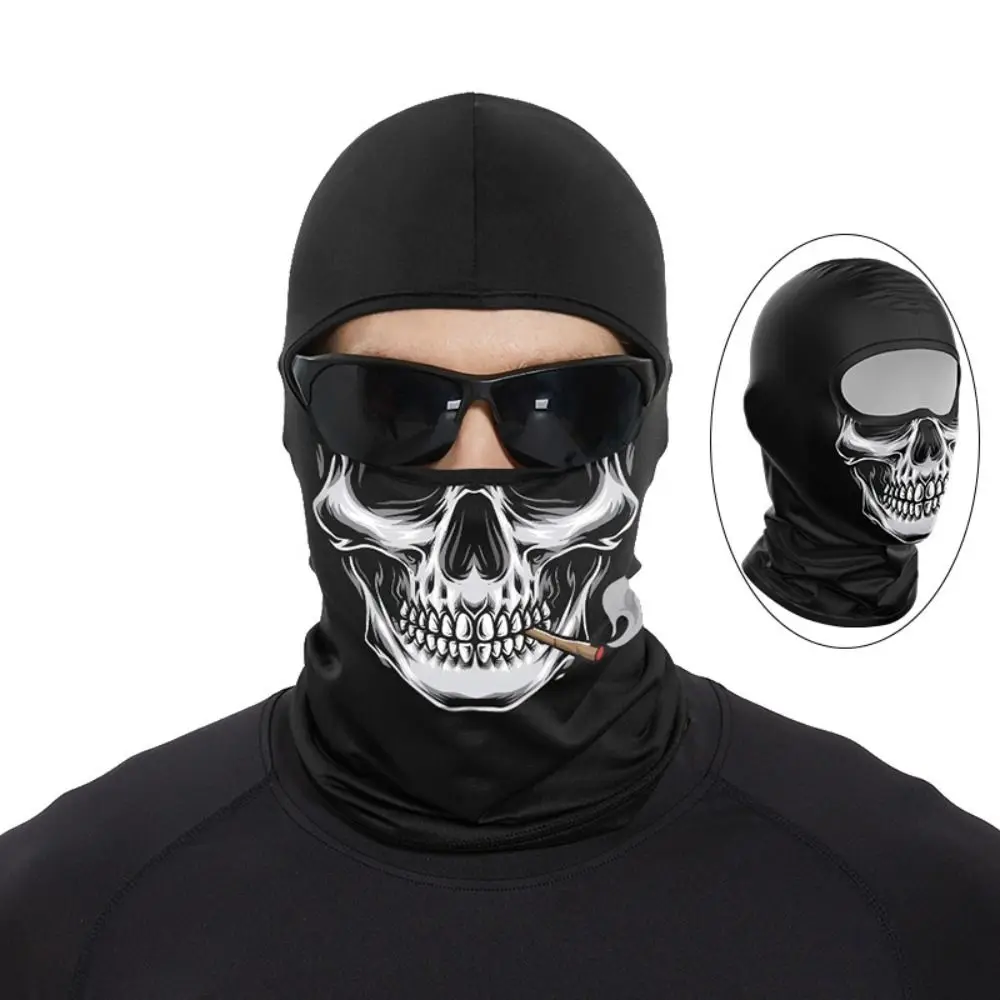 

Funny Ape Mouth Skull Motorcycle Balaclava Lightweight Breathable Cycling Full Face Mask Portable Quick Dry Riding Headwear