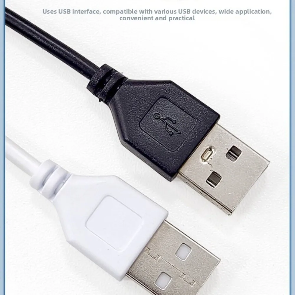 Universal PVC USB Lamp Power Cord 5V USB LED Light Switch Cord 3 Color Temperatures 3W USB Puck Light For Closet