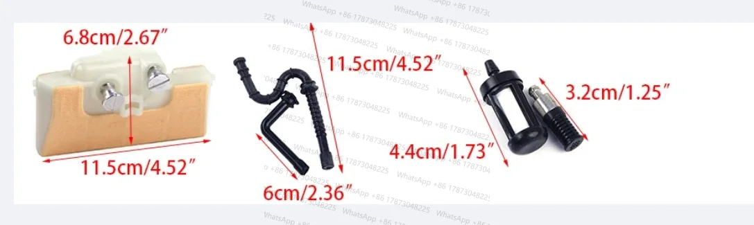 LETAOSK New Carburetor Air Fuel Oil Filter Line Kit Fit For MS390 MS290 MS310 029 039 290 310 390 Chainsaw Replacement
