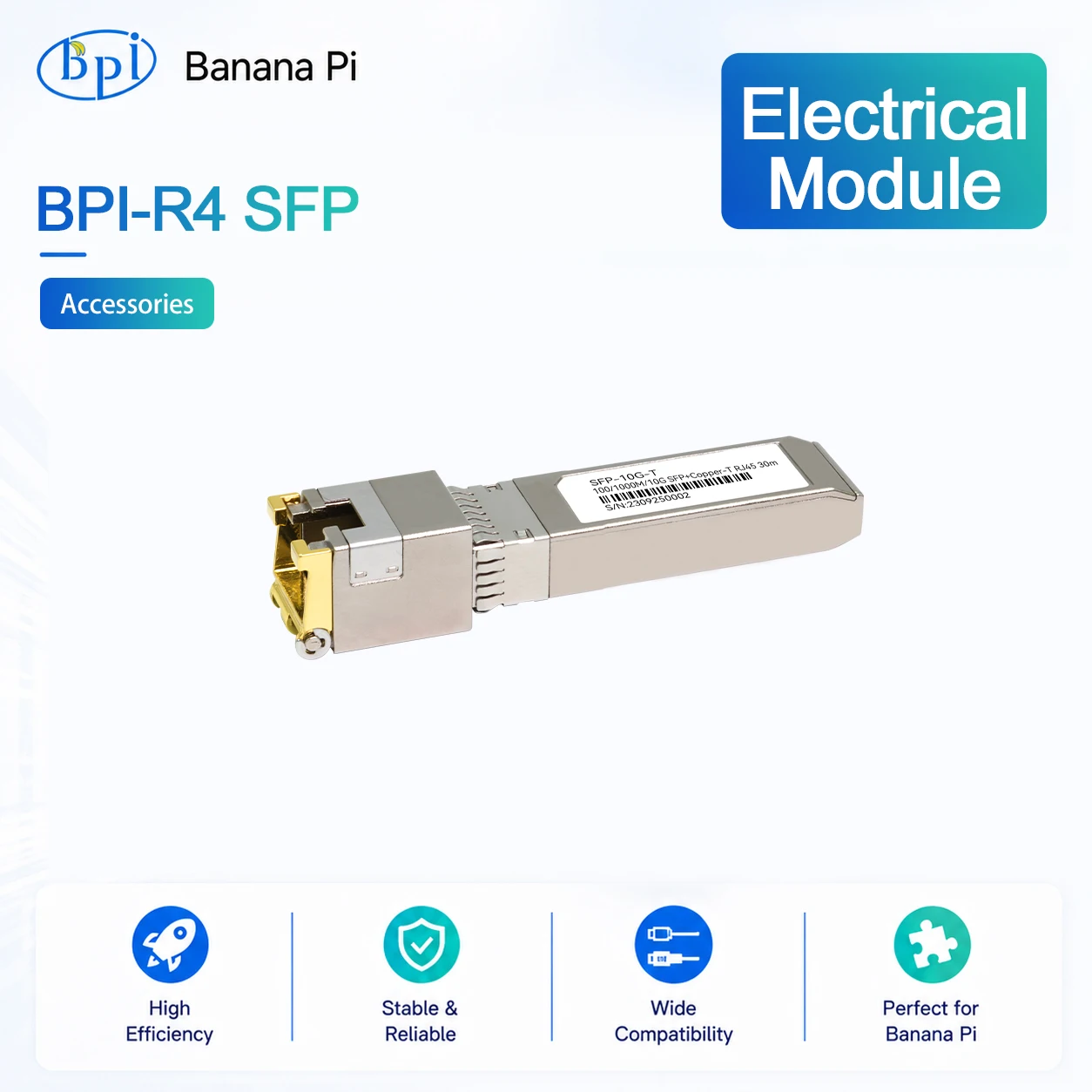 banana-pi-bpi-r4-sfp-10g-t-100-1000m-10g-sfp-copper-t-rj45-30m-electrical-module-applicable-to-bpi-r4