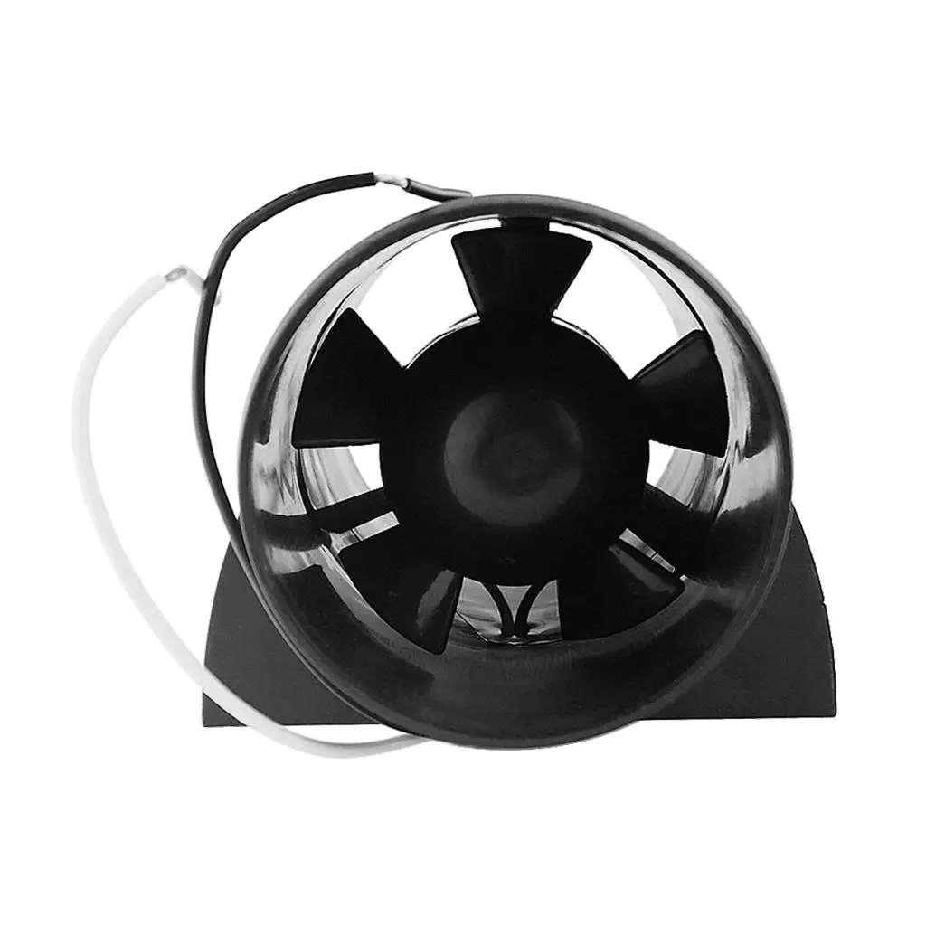 Ventilador de ar marinho plástico do motor de esgoto do barco, fã fresco, DC12V, 76mm, 145CFM