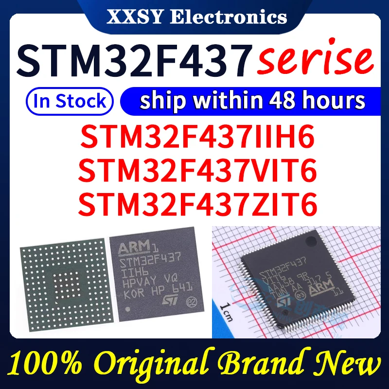 STM32F437IIH6, STM32F437VIT6, STM32F437ZIT6, alta qualidade, 100% original, novo