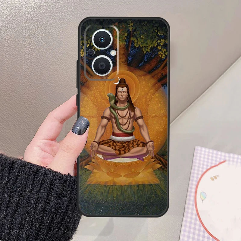 God Diety Hindu Ganesha Shiva Phone Case For OPPO Find X3 Lite X5 X6 Pro X2 Neo Reno 3 4 5 6 7 8 Lite 4Z 5Z 2Z 8T Cover