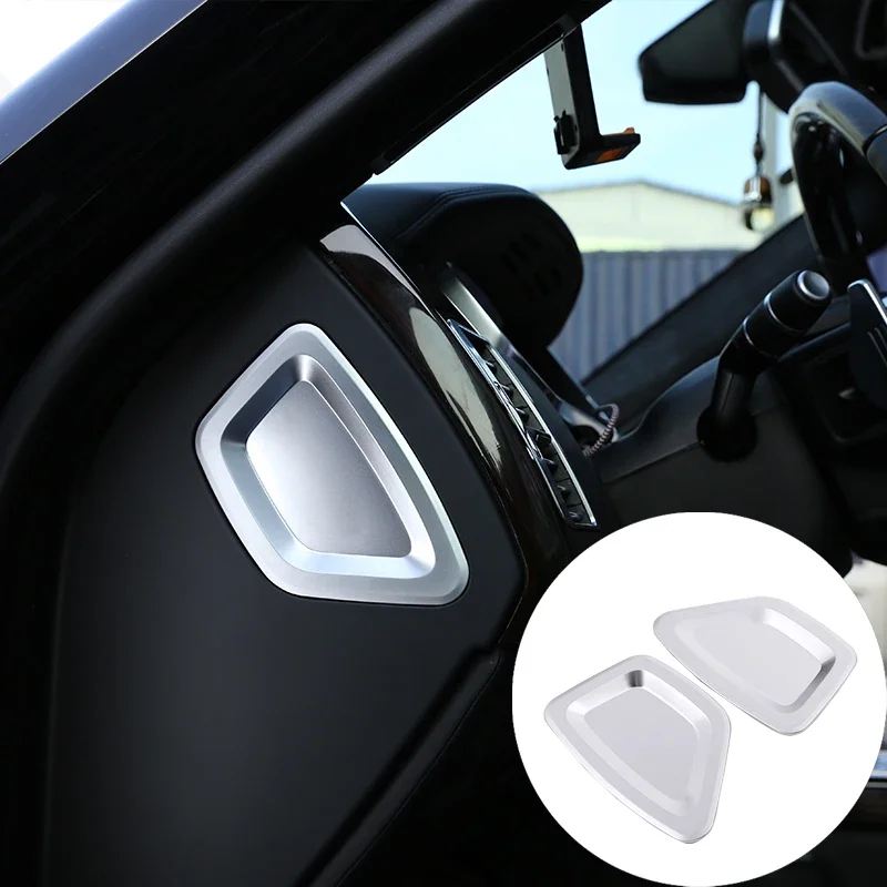 

ABS Silver Car Center Console Dashboard Both Side Panel Decorative Cover Trim For Land Rover Range Rover Vogue L405 2013-2018