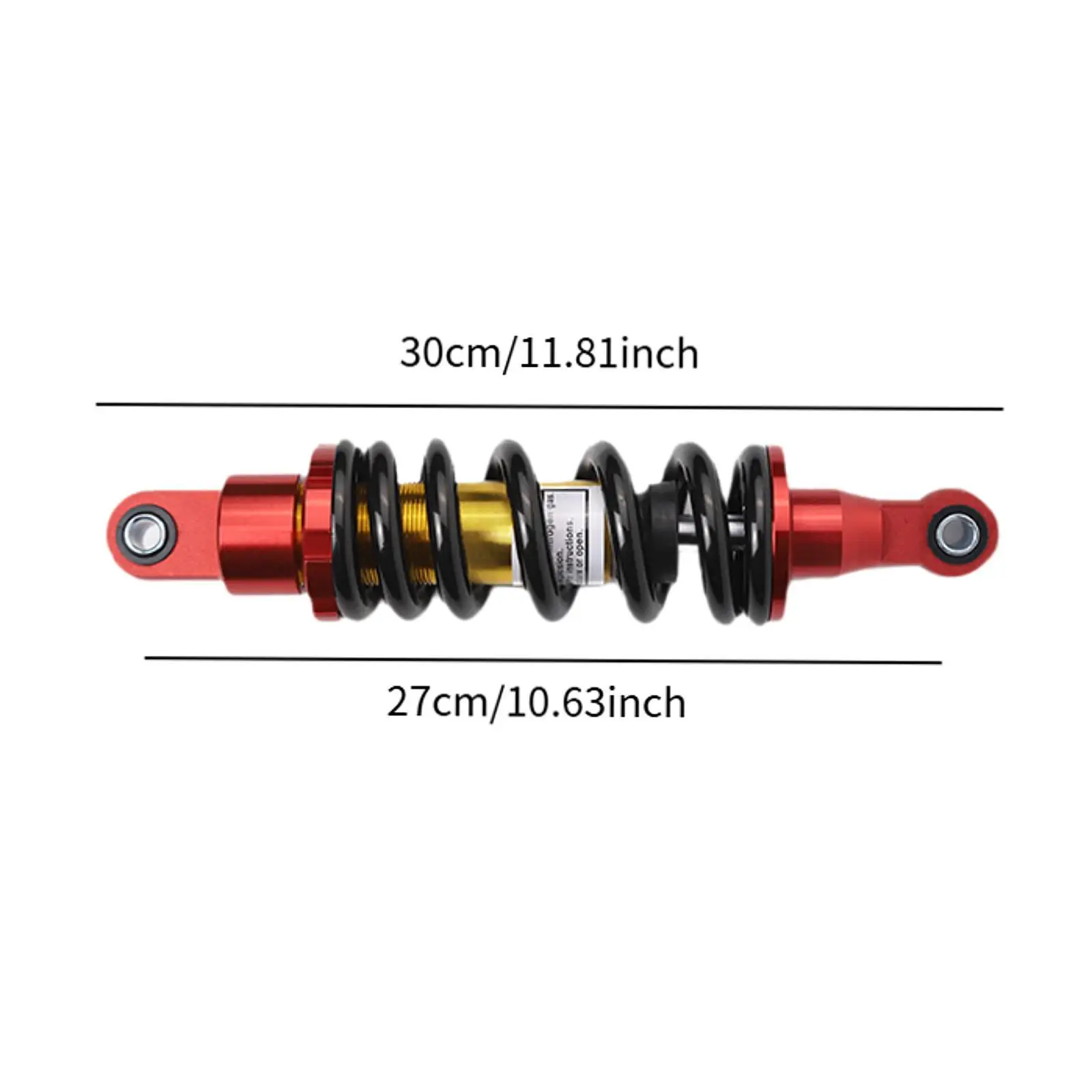 Amortisseur arrière pour véhicule tout-terrain, 270mm, Hurbike, Pit Bikes