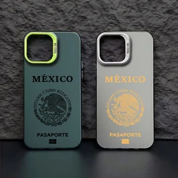 Mexico Passport Case for Xiaomi Redmi A1 13C 9C 9T Note 7 8 9 9S 10 11 12 13 Pro K60 Ultra 4G 5G Matte Shockproof Back Cover
