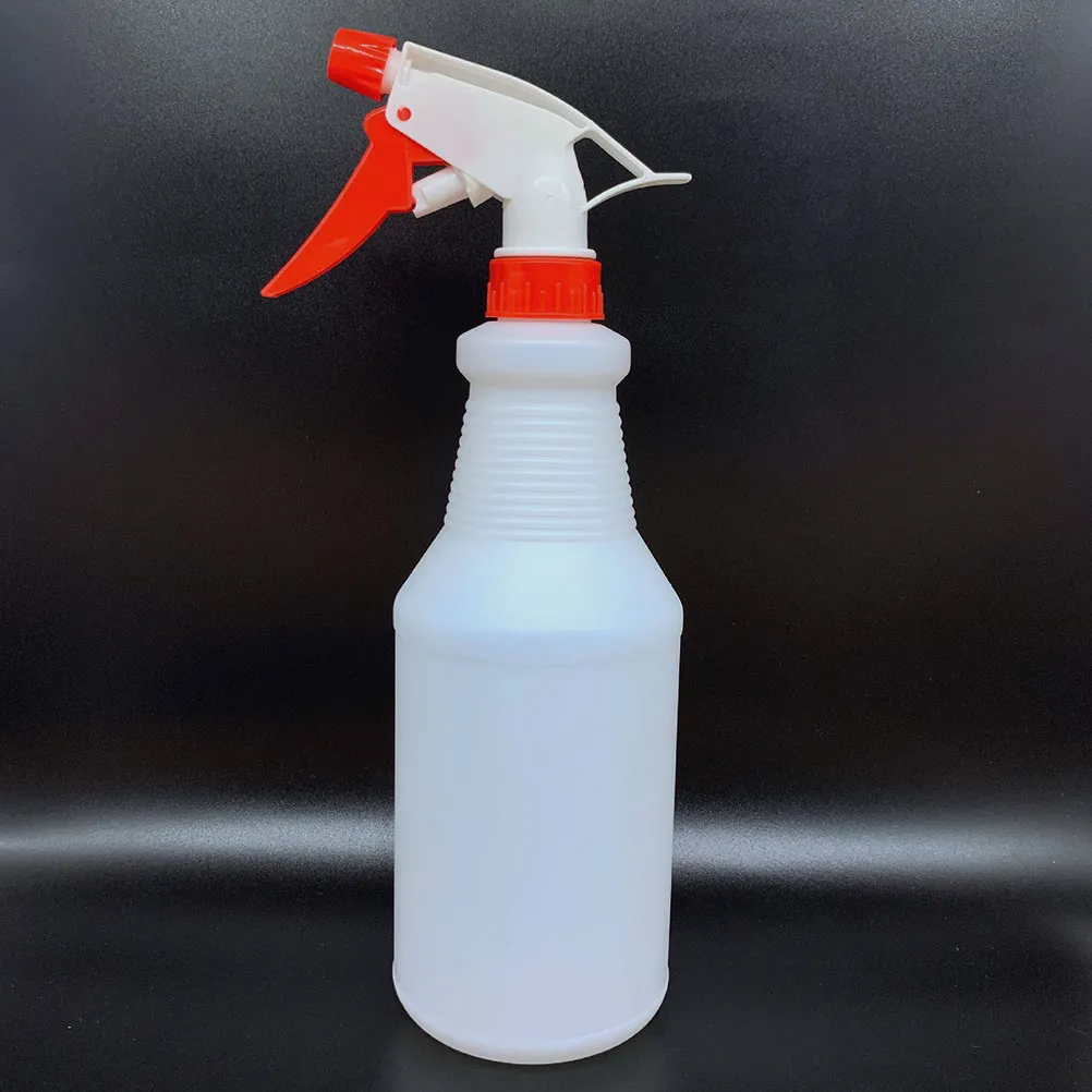 2Pcs Reusable Plastic Spray Bottles Adjustable Spray Nozzle for Cleaning Solutions Gardening Watering Flowers Home Office Use