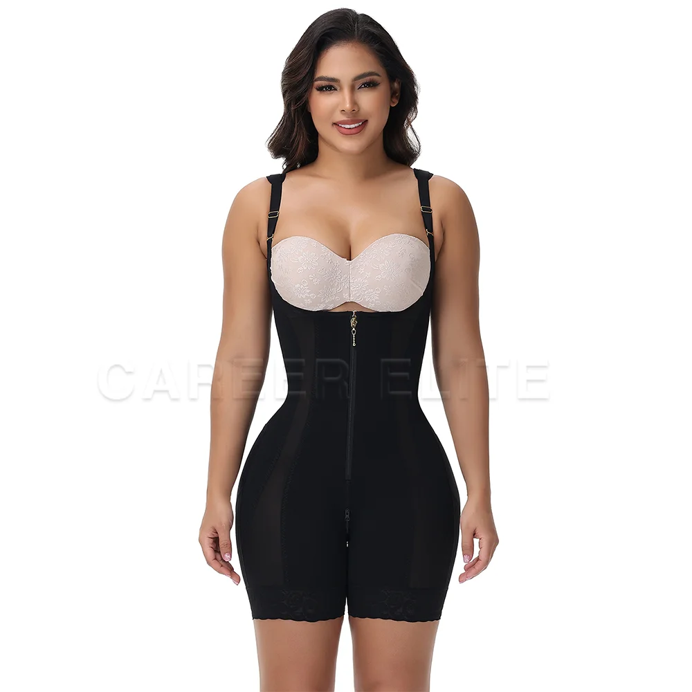 Colombian Girdles Shapers Women Slimming Sheath Post Surgery Thigh Trimmer Weight Loss Corset Stage 2 Daily Wear Ladies view 3