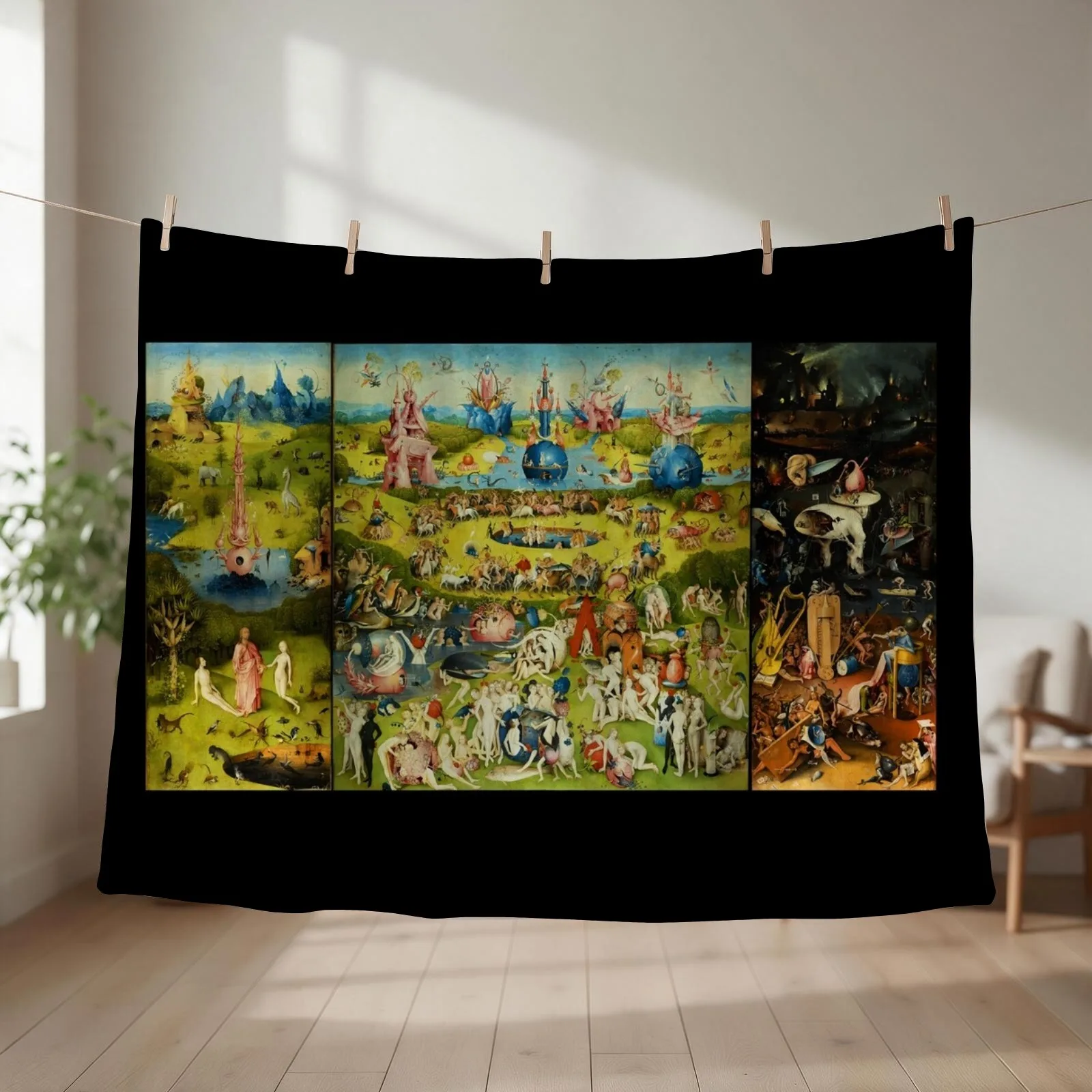 The Garden of Earthly Delights - Garden of earthly delights by hieronymus bosch Throw Blanket Kid'S warm winter Blankets