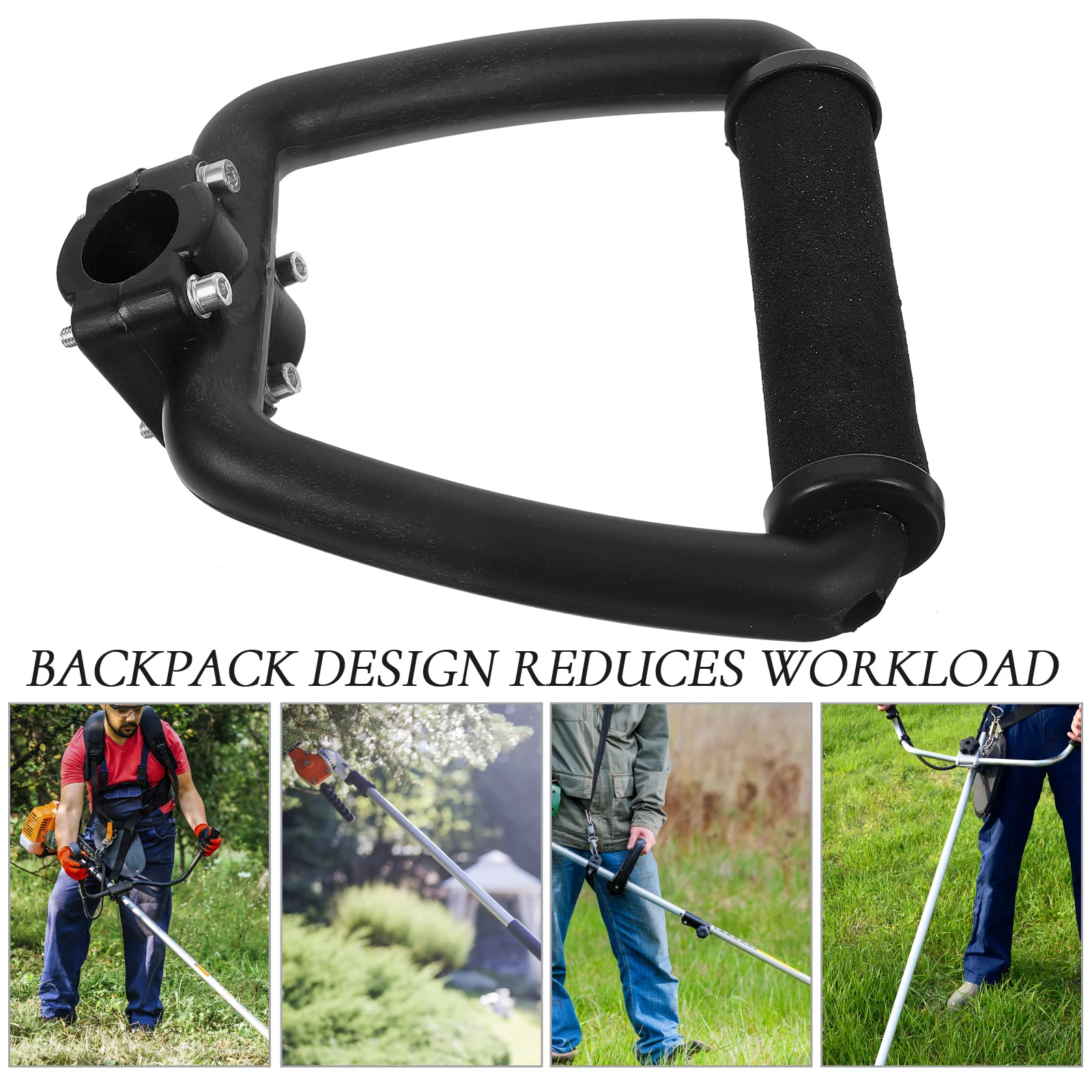Divide Backpack Lawn Mower High Branch Saw Shear Brush Work Pole Handle Machine Knob Black Part