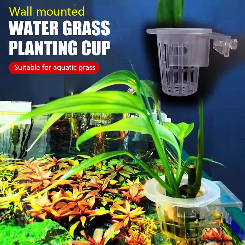 أصيص نباتات مائية وعاء نباتات حوض السمك |   ملحق حامل نبات خزان الأسماك. #2