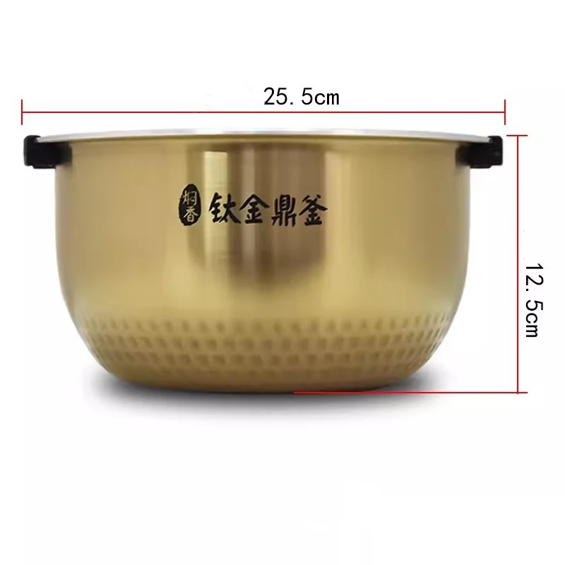 Original new 4L non-stick inner bowl for Midea MB-FS4006 rice cooker replacement thickened inner pot