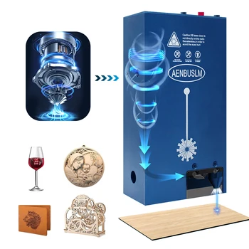 AENBUSLM Modulo laser 20W Pompa di soffiaggio d'aria incorporata per incisore laser CNC Taglio del legno Strumenti laser fai da te Testa laser 450nm