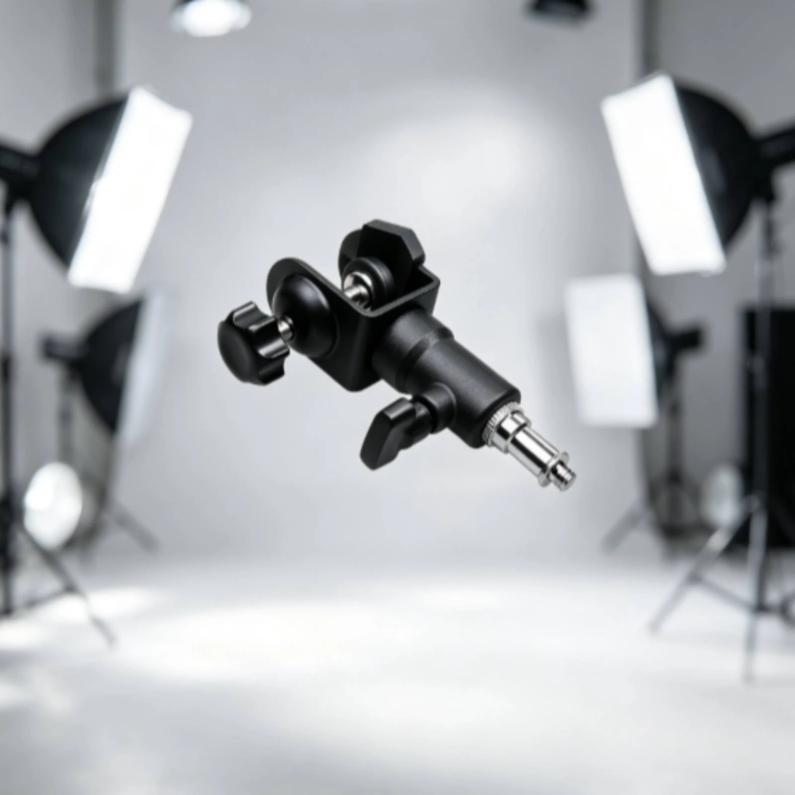 C-Clamp with Threaded Connector Adjustable C Clamp with Mounting Column Camera Mount Secure Versatile for Photographers view 6