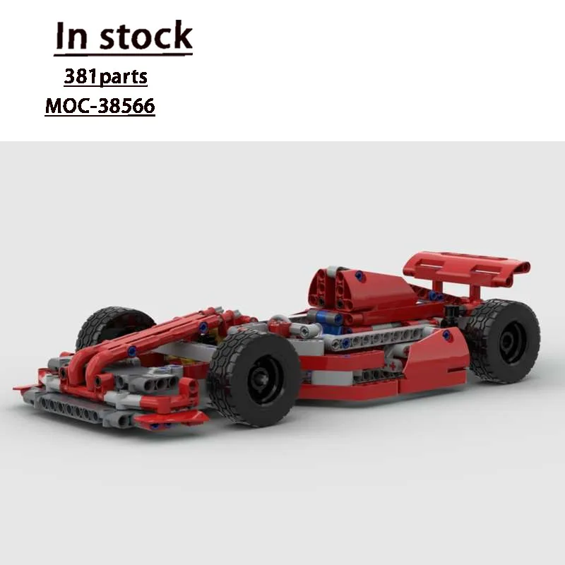 

MOC-38566 Classic New Super Sports Super Racing Car Building Block Model 381 Parts MOC Boys Children's Birthday Toy Gift