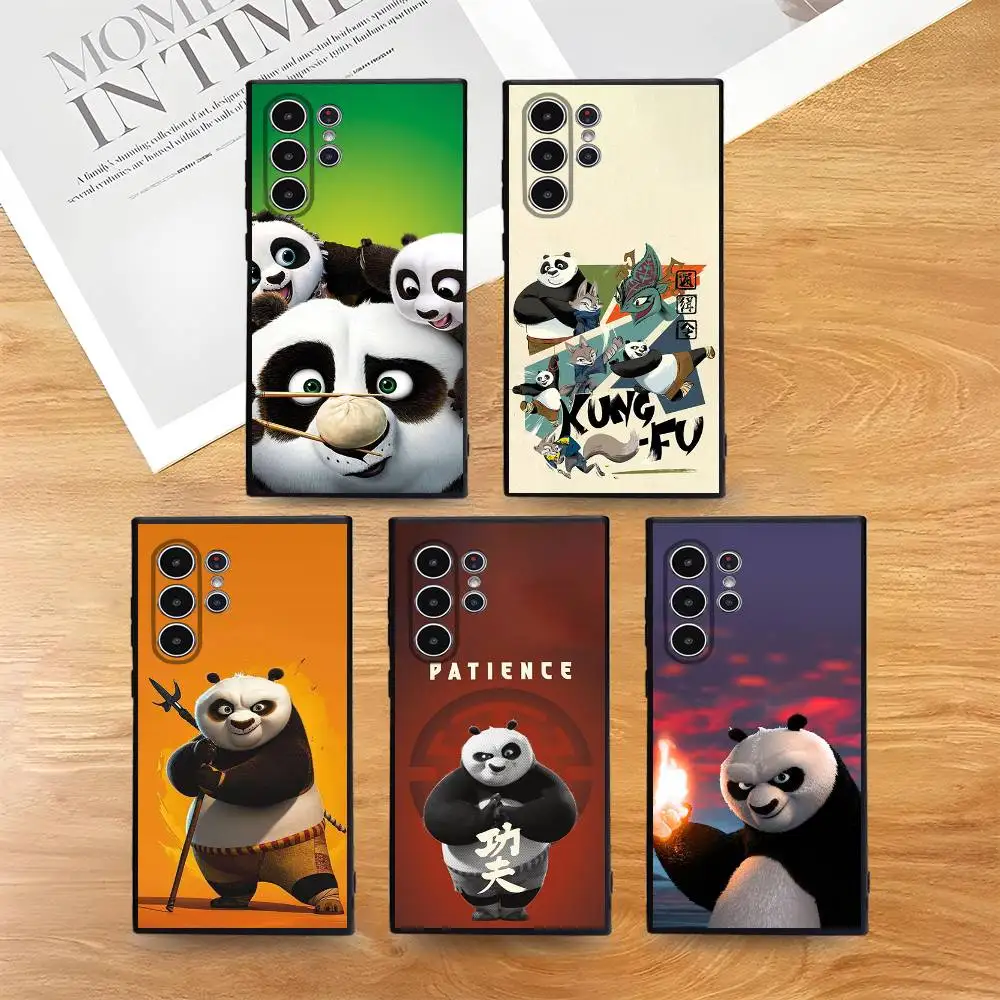 

K-Kung Fu Panda-A Phone Case For Phone S Series S21 S22 S23 S24 S25 FE Plus Ultra TPU Soft To Skin-friendly Case