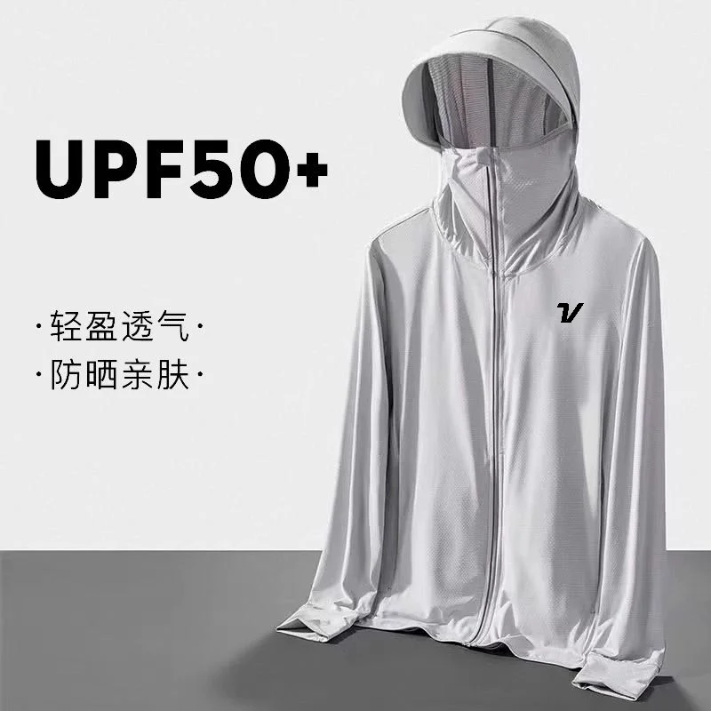 UPF50 UV Protection Ice Silk Cool Feeling Sun Protection Golf Clothing Breathable Outdoor Sports Golf Jacket Summer Outerwear