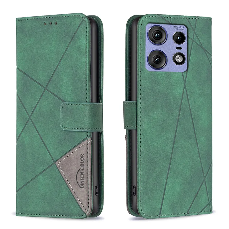 Luxury Leather Phone Case on For Motorola MOTO Edge 50 Pro 40 Edge40 Neo Edge50 5G 2024 Fundas Couqe Magnetic Wallet Flip Cover