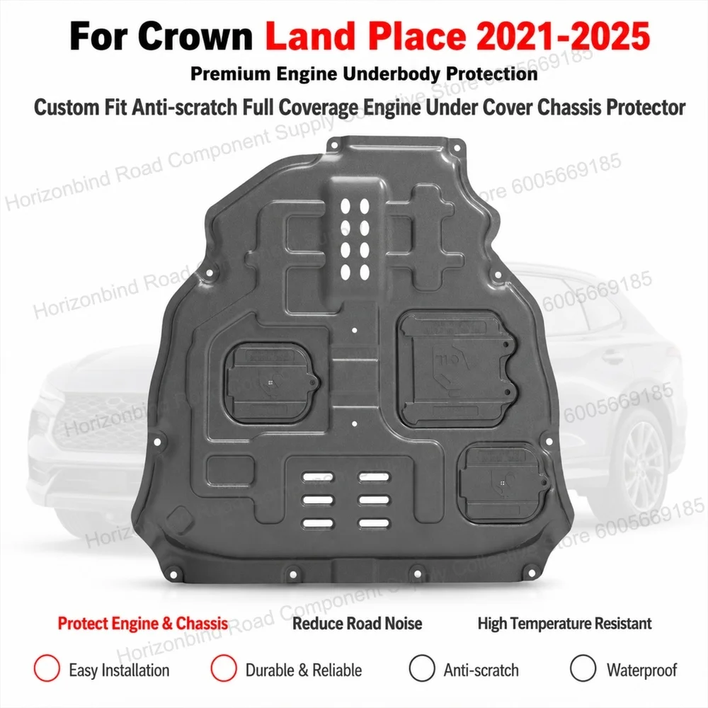 For 2021-2025 Crown Land Place Engine Lower Guard Underbody Shield Chassis Protector Custom Fit