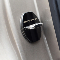 Car Door Lock Cover For Volkswagen VW Tiguan Polo Passat B6 B7 Golf 5 6 7 MK6 For Skoda Octavia A7 Stainless Steel Accessories
