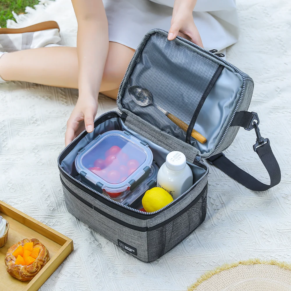 11L Double-Layer Insulated Lunch Bag 5