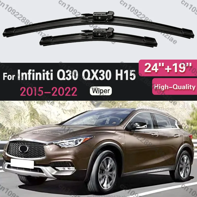 Auto-Frontscheibenwischerblatt für Infiniti Q30 QX30 H15 2015 2016 2017 2018 2019 2020 2021 2022 Windschutzscheiben-Zubehör Fenster