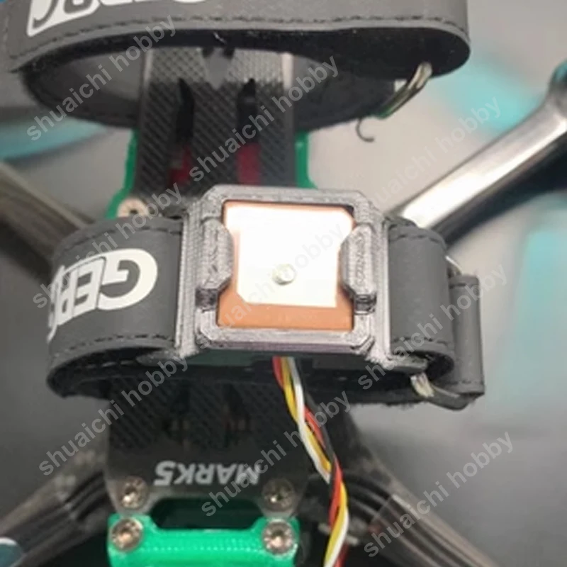 1 sztuk 3D drukowane TPU BZ121 BZ181 BZ251 moduł GPS uchwyt montażowy uchwyt mocujący z 15/20mm baterii bandaż dla dron zdalnie sterowany FPV