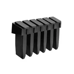 ABS 6 Standard Double Stack Mag Rack Wall Mount Magazine Display Detachable Fit Glock 17, 19, 26, 31, 32, 33, 34 Mags Storage