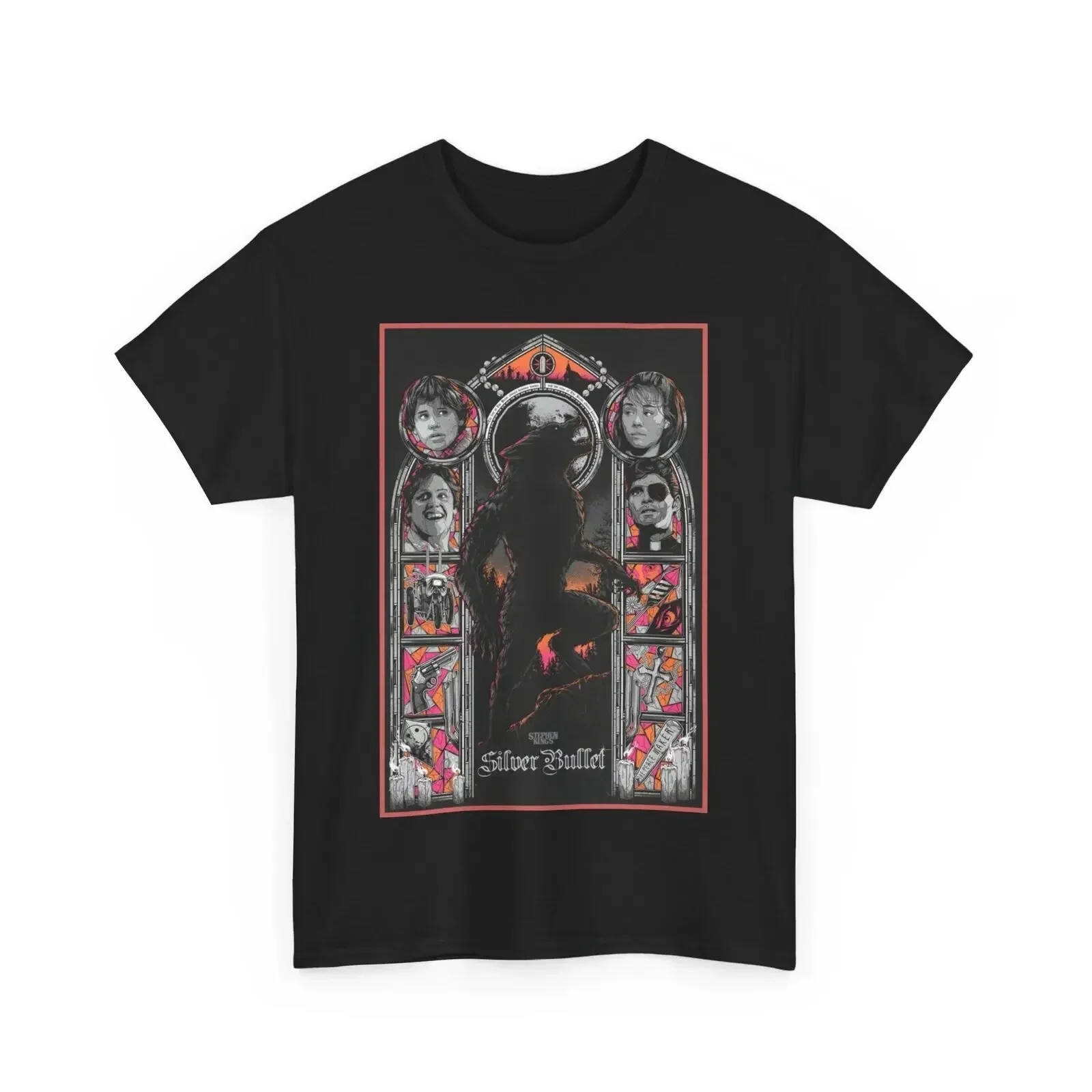Silver Bullet Stephen King Movie T Shirt Unisex Heavy Cotton Tee