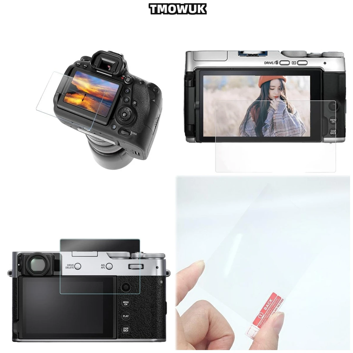 

For Fujifilm X-A7 XT2 HD Clear Anti-Scratch Tempered Glass Screen Protector 9H Hardness Film