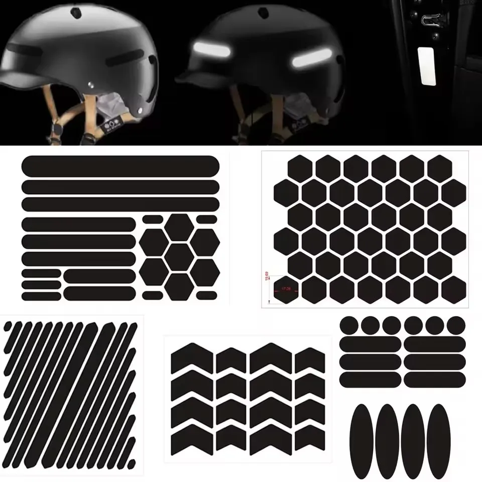 

Светоотражающие наклейки для шлемов, невидимые наклейки для шлемов, самоклеящаяся светоотражающая лента для шлемов, велосипедов, мотоциклов, скутеров