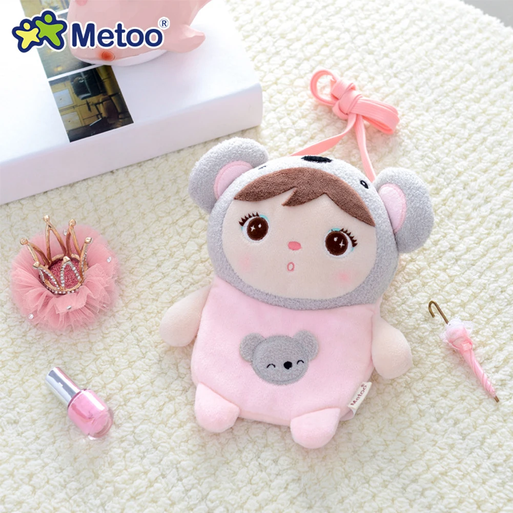 Metoo Forest Angela Plush Sling Bag Cute Plush Phone Bag Girls peluche Mini Bag monete borsa regali di compleanno borsa a tracolla