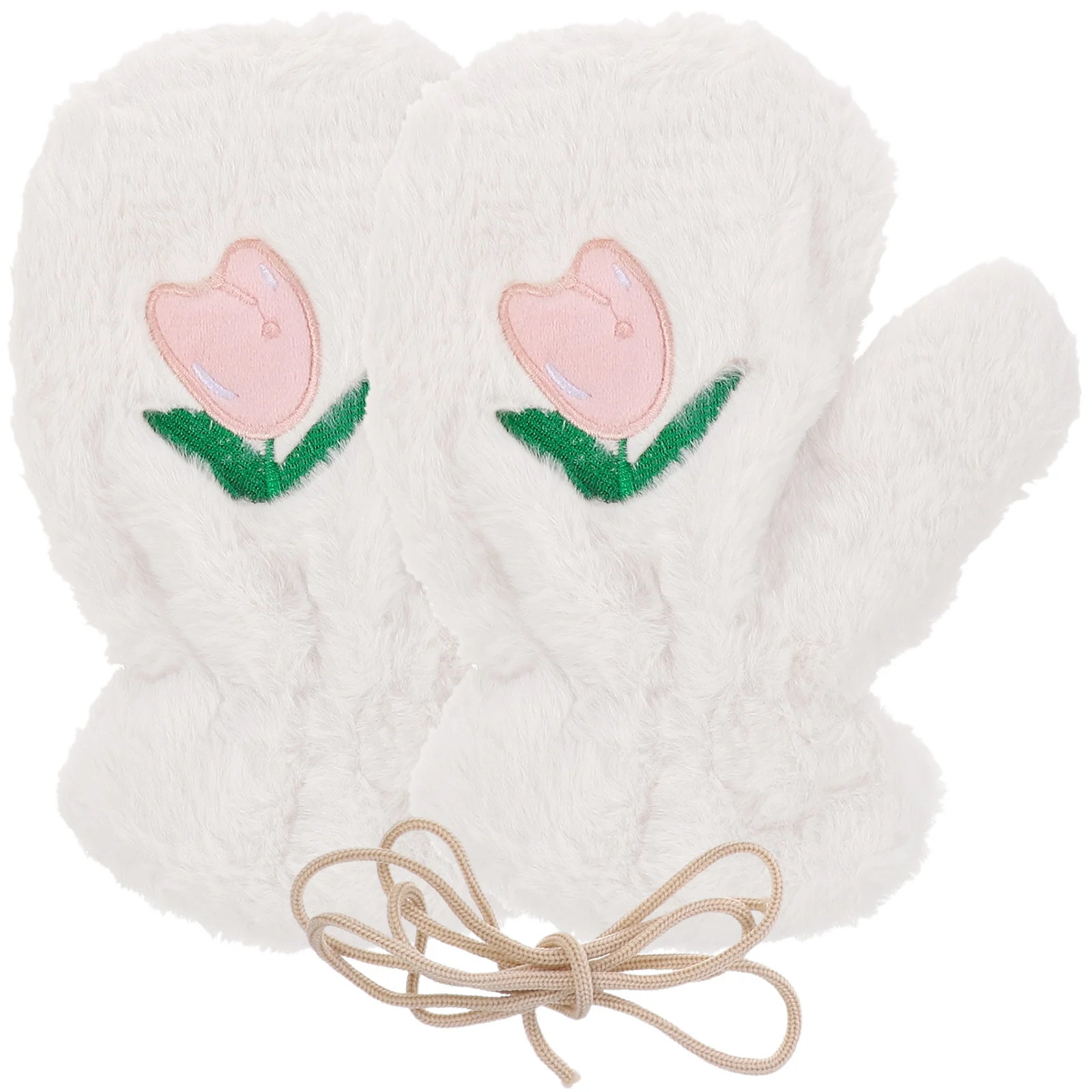 

Хэллоуин теплые флисовые перчатки невесты тюльпаны подкладка холодный полиэстер мультфильм для