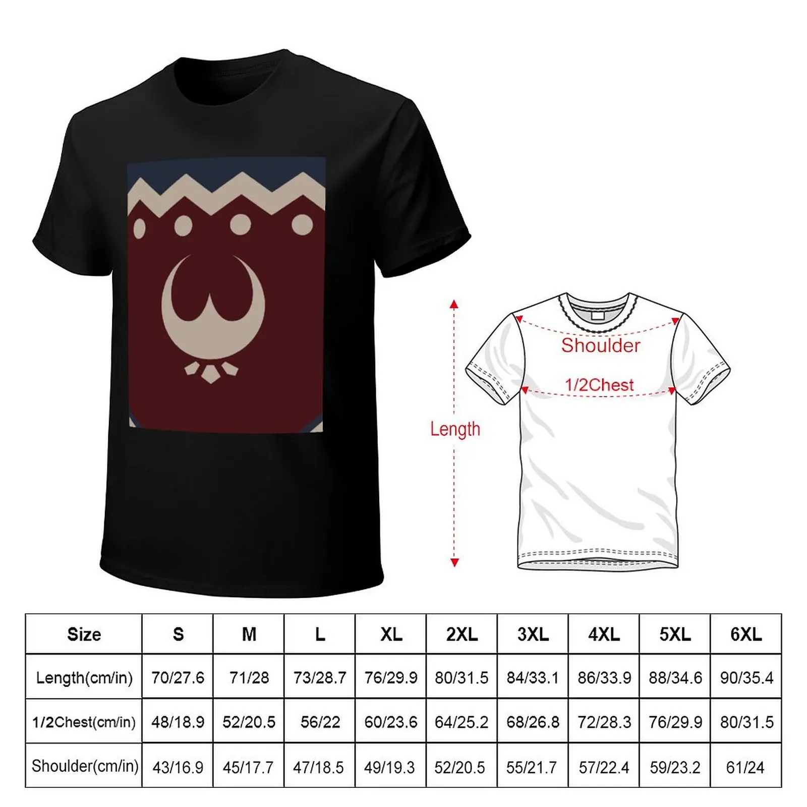 Kite Shield T-Shirt Urban Casual Loose Fit Tee