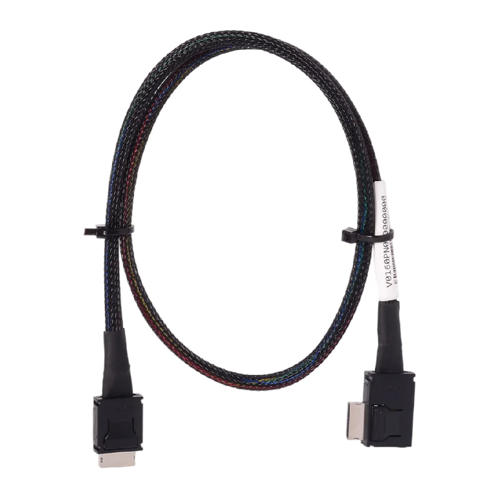90 Degrees Elbow Straight Oculink Adapter Data Cable SFF-8611 4i Gen3 4 for Server Array Card Motherboard Backplane Connection
