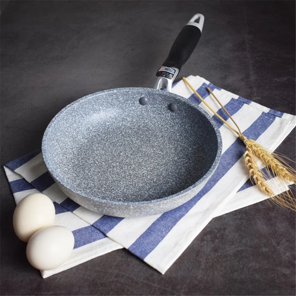 Frying 28/26/24/20cm Wok Non-stick Pan Skillet Cauldron Induction Cooker Pans Pancake Egg Gas Stove Home