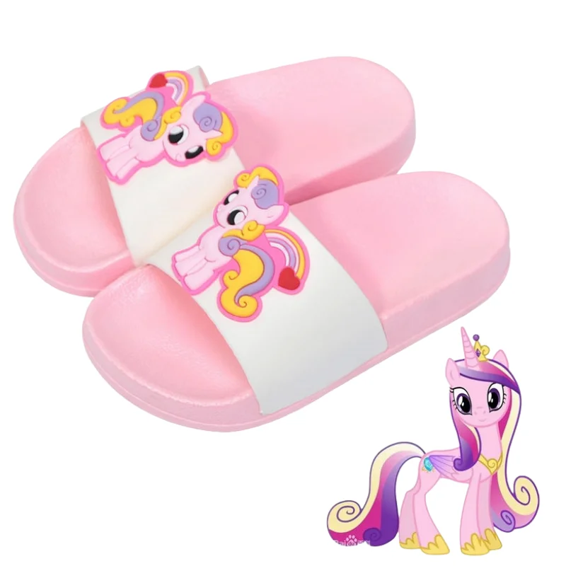 My little pony animation surrounding cartoon children's home soft bottom personality non-slip bathing children cute slippers