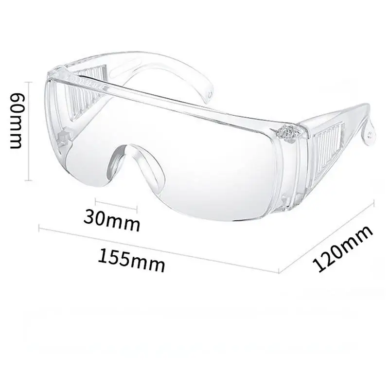 2025 New Style PC Window Protection Goggles - Splash, Dust, Fogproof, Windproof, Transparent Safety Glasses