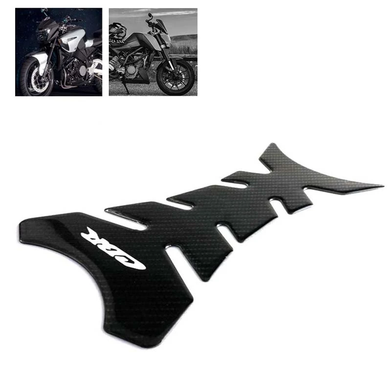 

Durable-Carbon Fiber Motorcycle Tank Pad Gas Oil Fuel Tank Pad Protector For Honda CBR600 1000 954 929 900 RR, CBR250 300 500 R