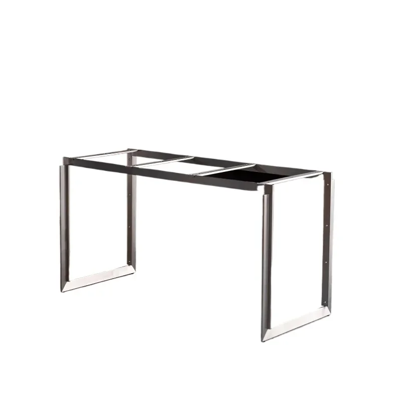 

Medieval style, stainless steel table feet, large plate table legs, rock slab brackets
