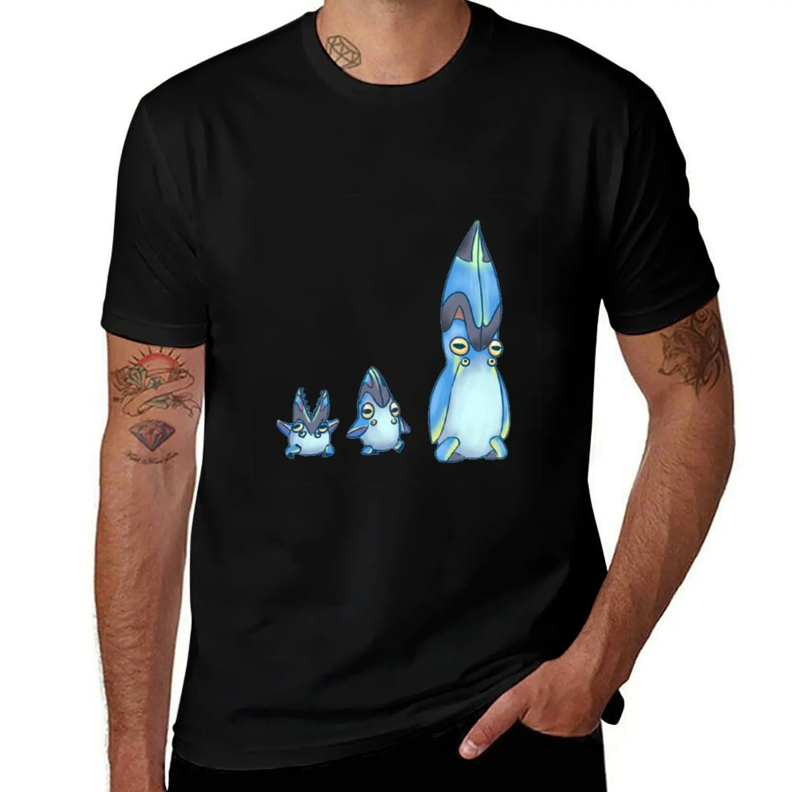 

Subnautica Below Zero Penglings & Pengwings T-Shirt man t shirt graphic T-Shirt